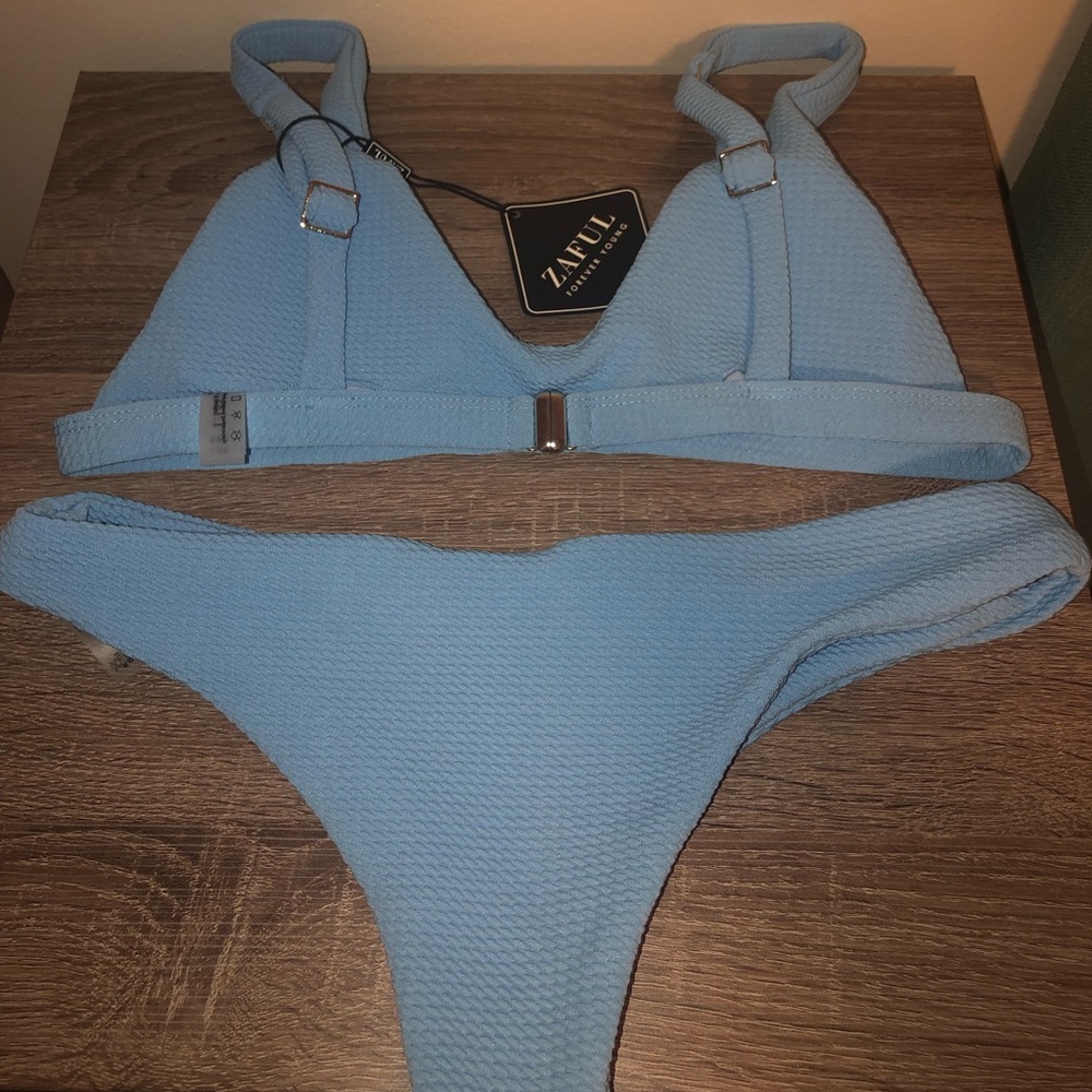 Zaful Scoop Bikini Set